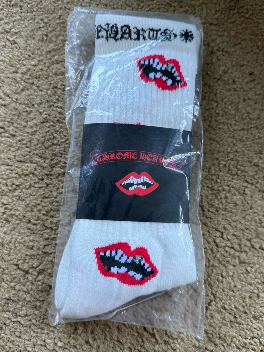 Chrome Hearts x Matty Boy "Chomper" socks